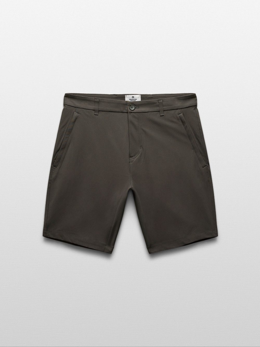 Premium Stretch Warp Knit Coach's Standard Short 9" - Charcoal/Cobalt - New